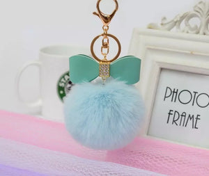 Pompom keychains