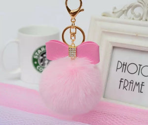 Pompom keychains