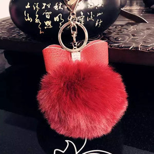 Pompom keychains