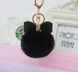 Pompom keychains