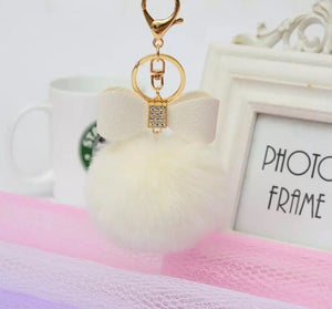 Pompom keychains