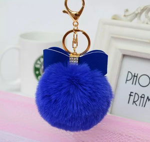 Pompom keychains