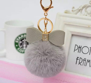 Pompom keychains