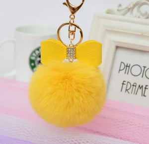 Pompom keychains