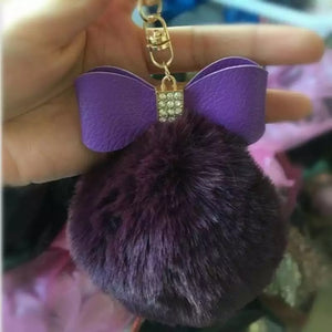 Pompom keychains