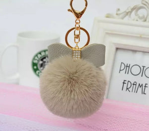 Pompom keychains