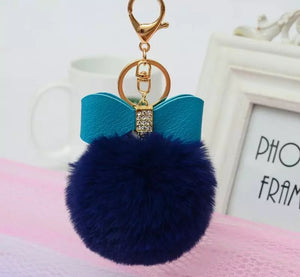 Pompom keychains